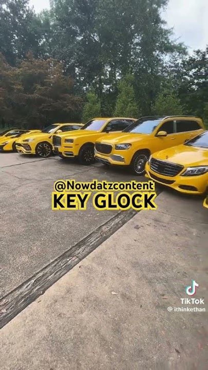 How many cars does Key Glock have?