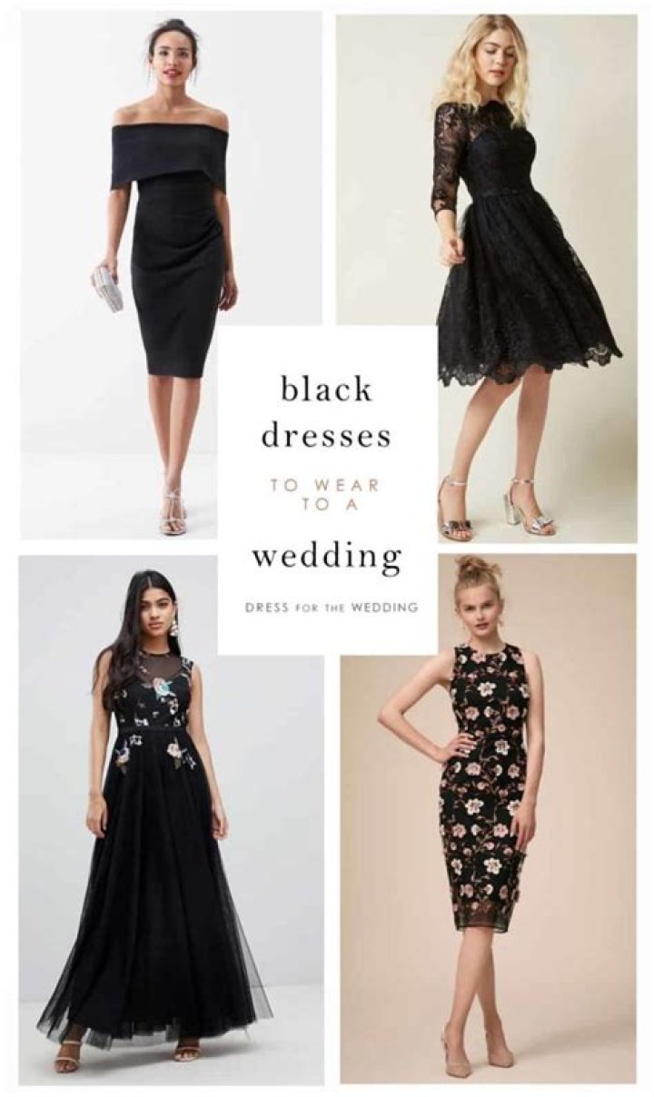 Is it OK to wear black to a wedding?