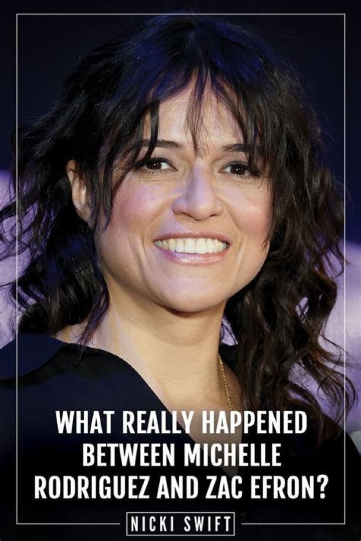 What Really Happened Between Michelle Rodriguez And Zac Efron?
